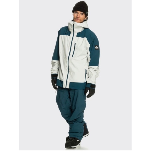 QUIKSILVER Ultralight 20K Technical Snow Jacket Size Large - Picture 13 of 13